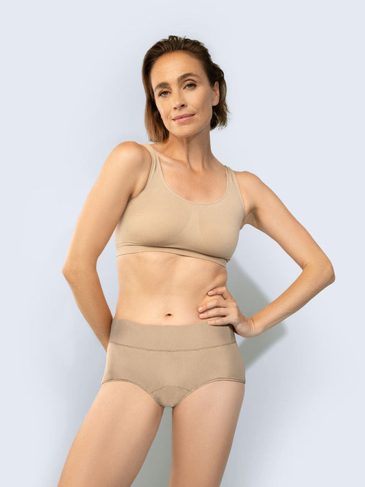 Culotte taille haute classique d'incontinence
