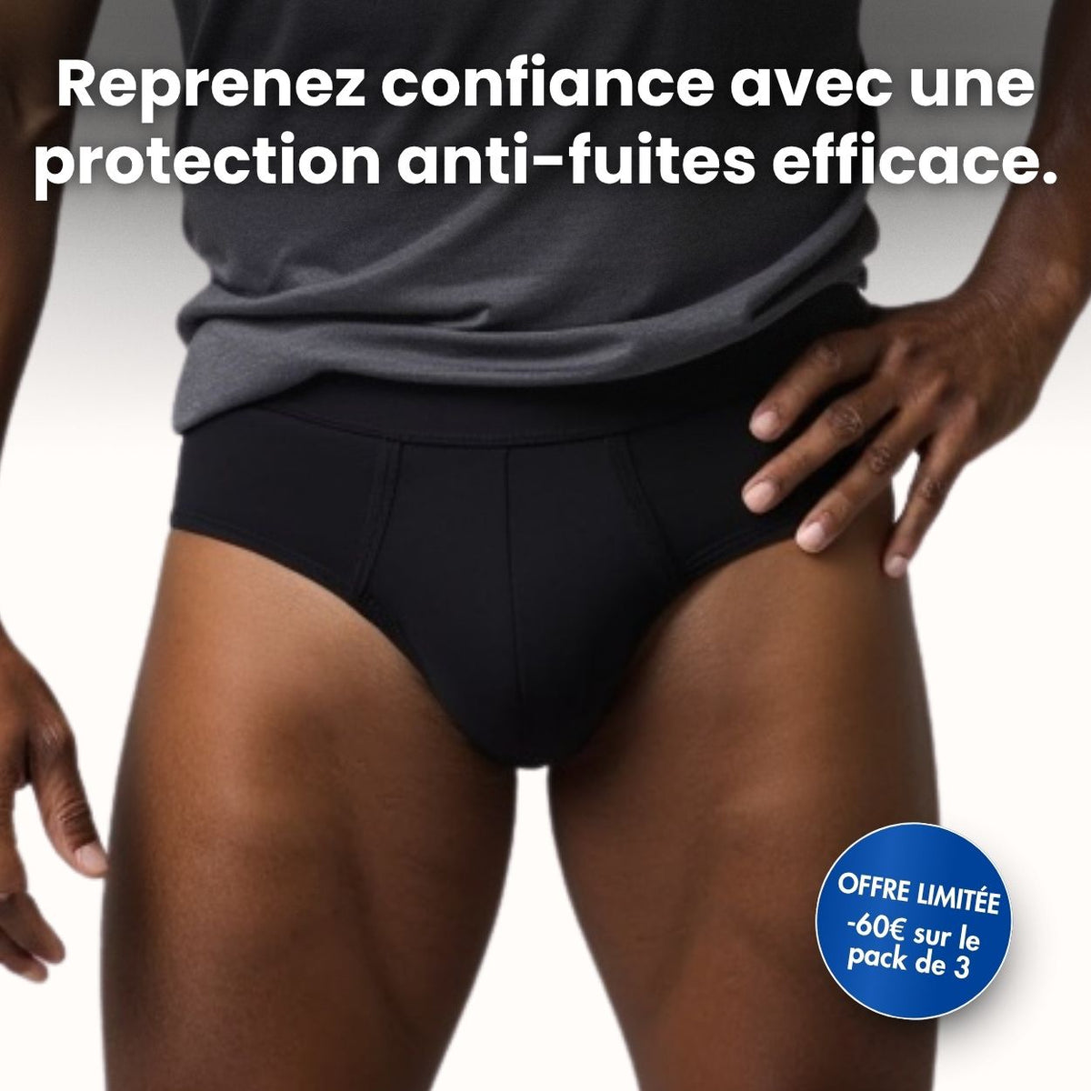Slip d’incontinence ultra-absorbant Homme